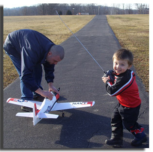 Cole and HIS Parkzone T-28