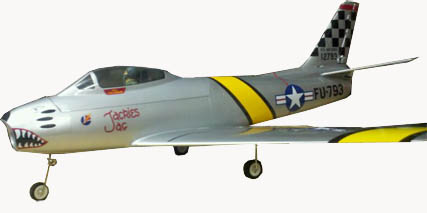 【SEAL限定商品】 E-Flite F86 ARF DF 15 Sabre 完成品（電動）